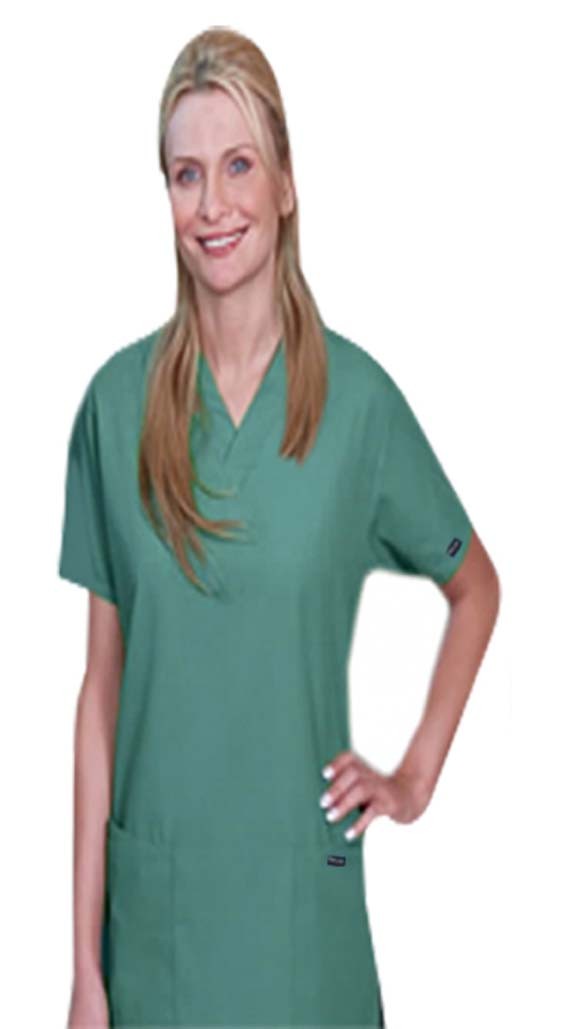 Stretchable Scrub set 3 pocket normal ladies solid half sleeve (2 pocket top 1 pocket pant) 97